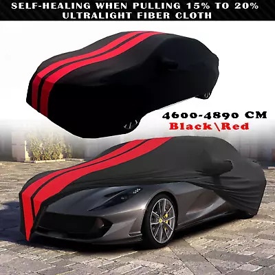 For Ferrari F12 Berlinetta Red Full Car Cover Satin Stretch Indoor Dust Proof A+ • $109.99