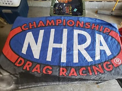 NHRA Drag Racing Canvas Flag 5x3 See Pics • $22.95