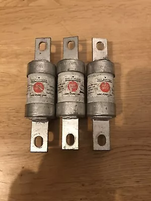 £14.99 • Buy GEC Red Spot 125 Amp BS88 TF TF125 GG HRC Industrial Fuse Set Of 3