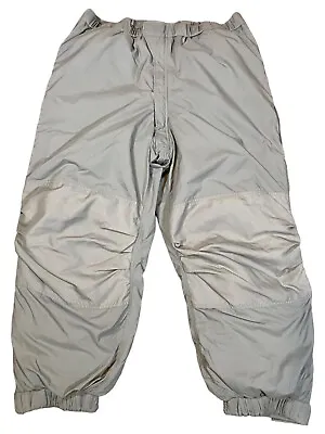 MILITARY Primaloft ECWS GEN III Extreme Cold Weather Trouser Large Regular VGC • $59.95