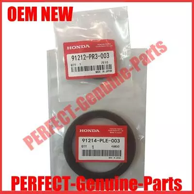 2X Front & Rear Main Crankshaft Seal For Honda Acura 91212-PR3-003/91214-PLE-003 • $19.99