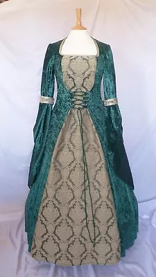 Medieval Dress Renaissance Dress Pagan Wedding Gown Gothic Custom Made To Size • £129.99