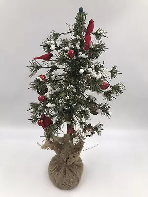 Iron Christmas Tree Metal Ornament Home Tabletop 17'' Tall • $22