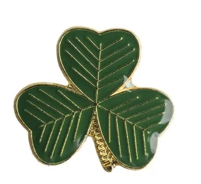 £3.25 • Buy Shamrock Irish Badge Celtic Clover Leaf FC Enamel Rovers Pin Ireland