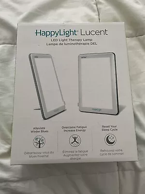 Verilux HappyLight Lucent LED Light Therapy Lamp (VT22WW3) • $15