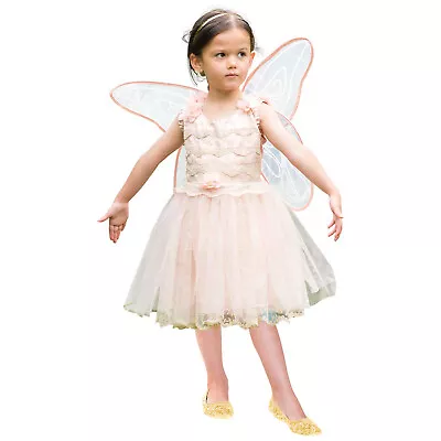 Child Girls Vintage Garden Fairy Fairytale Princess Fancy Dress Costume Outfit • £12.95