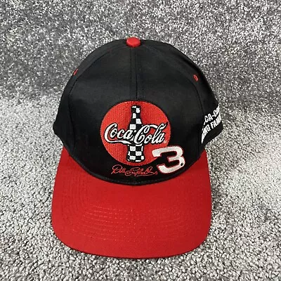 Dale Earnhardt Chase Authentics Coca-Cola Vintage Snapback Hat Cap 90s EUC • $17.95