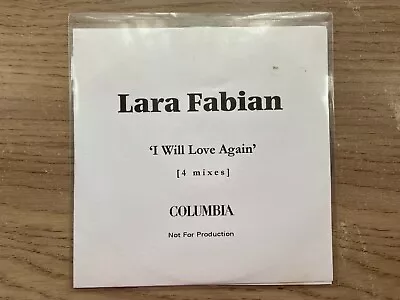 Very Rare Promo CDr Lara Fabian-I Will Love Again (4 Mixes) (2000) • £29.99