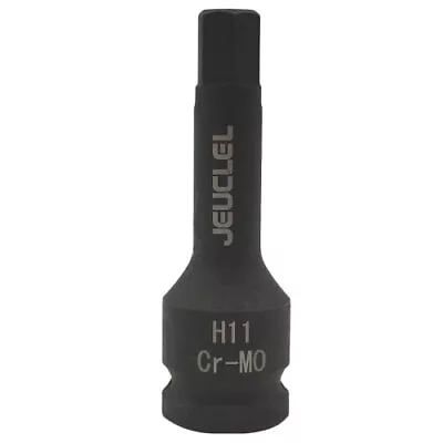 11mm Hex Impact Bit Socket H11 1/2inch Impact Drive Allen Socket Crmo Steel Leng • $14.24