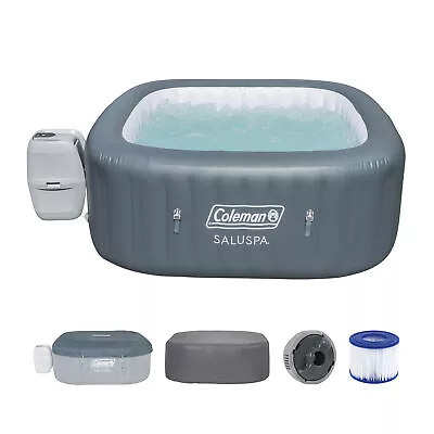 Bestway Coleman Hawaii AirJet Inflatable Hot Tub With EnergySense Cover Grey • $555.88