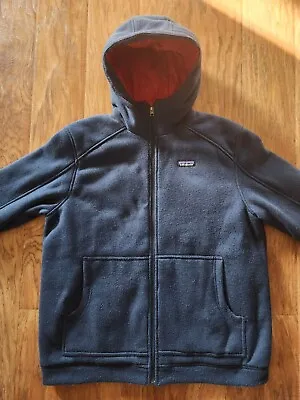 Men's Patagonia Navy Blue Hooded Insulated Better Sweater Fleece Jacket XL • $99.99