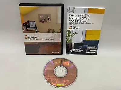 Microsoft Office Student And Teacher Edition 2003 Complete Product Key Genuine • $10.95