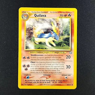 Quilava 47/111 - Neo Genesis - Pokemon Card • $2.15