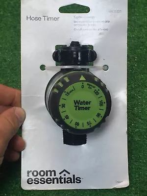 New Mechanical Water Timer Black Green By Room Essentials • $31.49