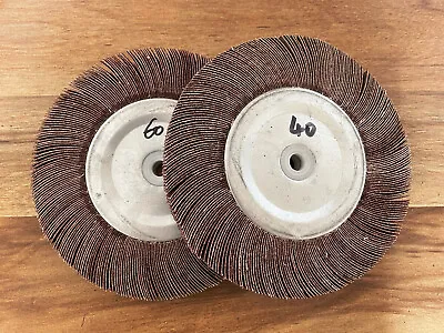 8 In Abrasive FLAP WHEELS  8  X 1  X 1  Unmounted For Bench Pedestal Grinder • $28.99