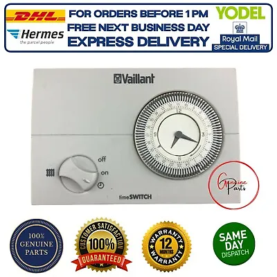 £36.95 • Buy Vaillant Time Switch 130 24hr Mechanical Analogue Timer Clock 306759 A618 Genuin