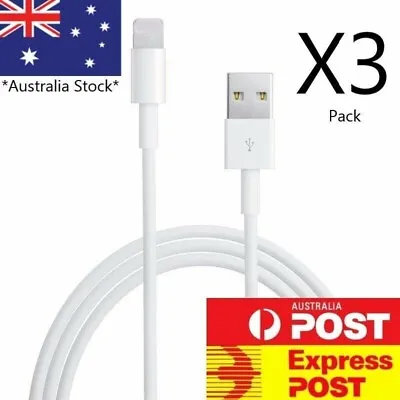 $6.49 • Buy 3X Fast USB Cable Charger Cord Charging For Apple IPhone 7 8 X 11 12 13 14 Ipad