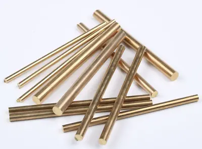 £2.66 • Buy Brass Rod Bar 3/4/5/6mm Handles Knife Rivets Pin Pins DIY Supplies Making New