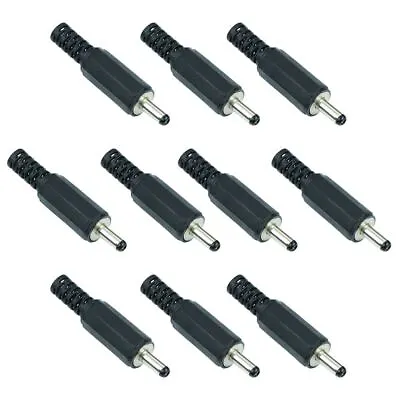 10 X 1.1mm X 3.5mm DC Male Power Plug Jack Connector Laptop • £5.89