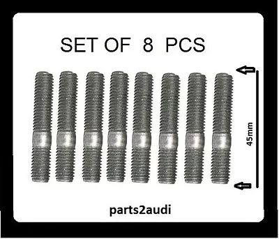 Exhaust Manifold Stud Fits VOLVO - 4 Cylinder Non Turbo Engine SET OF 8 PCS • $39.99