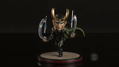 Quantum Mechanix Marvel Thor Ragnarok Loki Q-Fig Figure - Avengers Thanos • $28.86