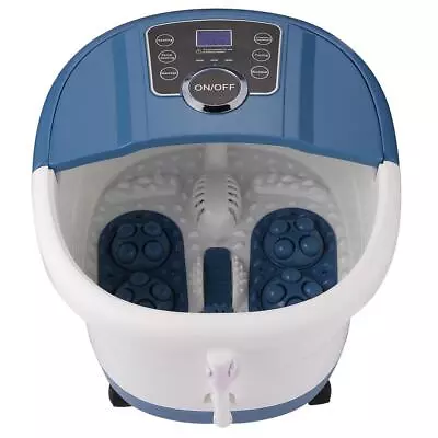 Foot Spa Bath Massager With Heat Soaker Bubble Tub Roller Massage Pedicure Timer • $79.99