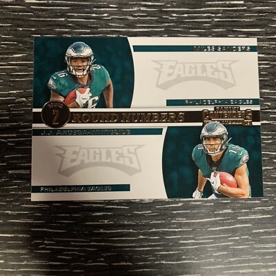 $1.95 • Buy V22 2019 Panini Contenders NFL Miles Sanders RC Rookie Green Round Numbers RN-SA