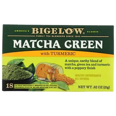 Matcha Green With Turmeric 0.82 Oz By Bigelow • $9.32