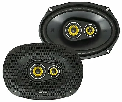 Kicker CSC6934 CS Series 6x9  3 Way Car Speakers  (46CSC6934) • $97.96