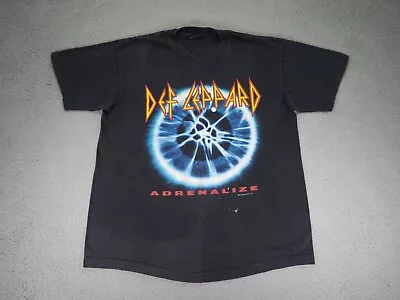 VTG Def Leppard Adrenalize Concert 7 Day Weekend Tour Shirt GIANT XL USA 1992/93 • $110