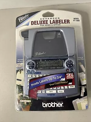 New! Brother P-Touch Advanced Deluxe Labeler Home Office Label Maker PT-1880 • $79.99