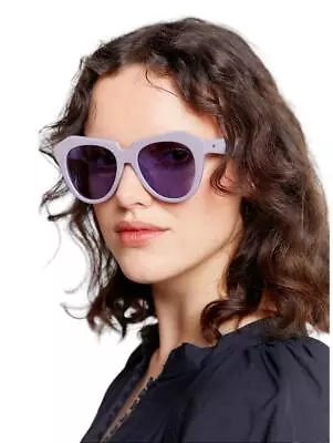 Karen Walker Number One Sunglasses |Dusty Lilac Cat Eye Biodegradable & Eco • $77.71