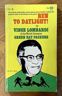 Run To Daylight! By Vince Lombardi - Vintage 1968 Sports Pb Green Bay Packers • $12.25