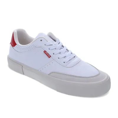 Levi's Mens Munro NM Vegan Synthetic Leather Casual Lace Up Sneaker Shoe • $32.99