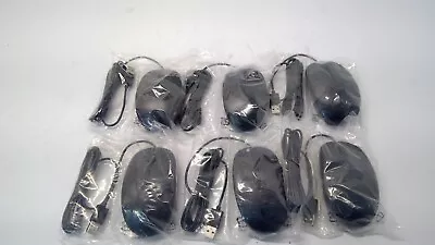 Lot Of 6 HP 125 USB Wired Desktop Black Mouse M27537-001 NEW • $24.99