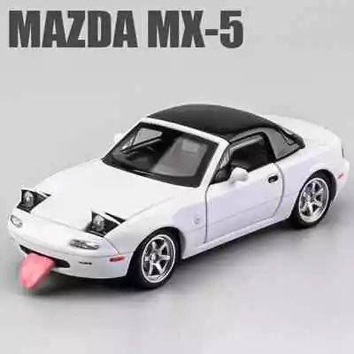 1:32 Mazda MX5 MX-5 Mazda RX7 Alloy Die Cast Toy Car Model Sound Light Pull Back • $11.88