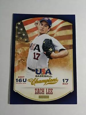 Zach Lee 2013 Panini Usa Baseball Champions Card # 55 C2932 • $1.49