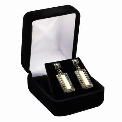 Lot Of 12 Black Velvet Jewelry Earring Gift Boxes Earring Packaging Box • $34.09