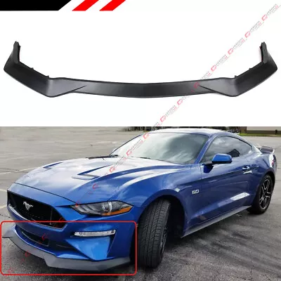 For 18-2023 Mustang Gt Ecoboost Rt Style Front Bumper Chin Lip Spoiler Splitter • $158.99