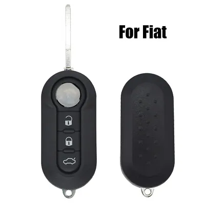 3 Button Remote Key Shell Cover Case For Fiat 500 Abarth Doblo Punto Bravo Panda • $8.79