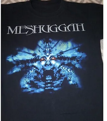 Meshuggah Nothing Tour 2002 T-Shirt Short Sleeve Cotton Black Men S To 5XL • $23.99