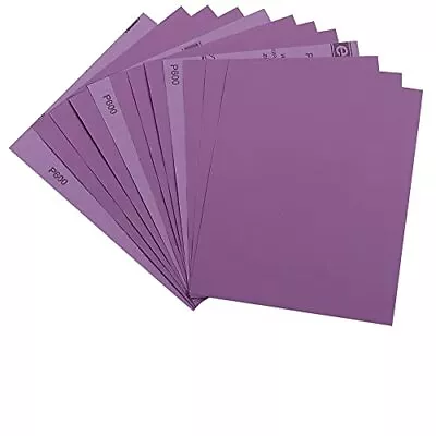 Sandpaper 600 Grit Wet Dry Sanding Sheets 9 X 11 Inch Advanced White Fused Al... • $18.40