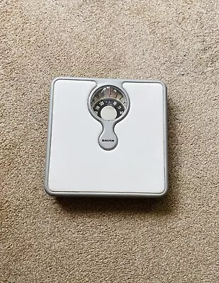 £9.95 • Buy Vintage Salter Mechanical White Small Weighing Bathroom Scale