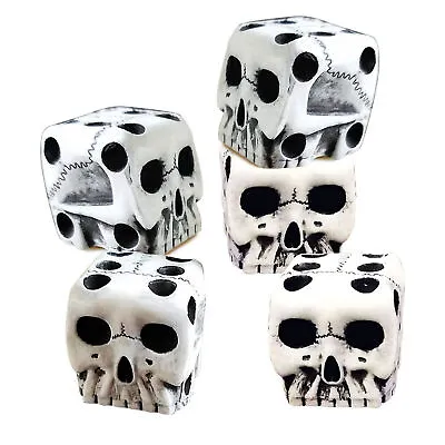 $8.95 • Buy Skull Dice 6 Sided Dices For Dungeons And Dragons RPG Role Playing Board Game