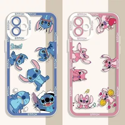 $4.39 • Buy Cartoon Child Gift Cute Many Stitch Soft Shockproof Case Cover For Various Phone