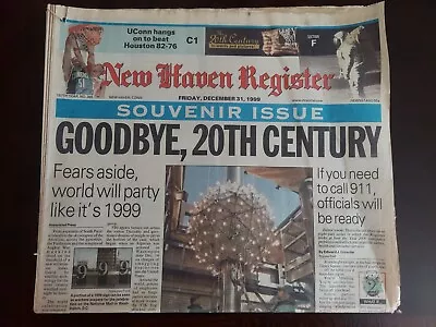 New Haven Register Souvenir Edition Millennium Y2K NEWSPAPER DEC 31 1999  • $19.95