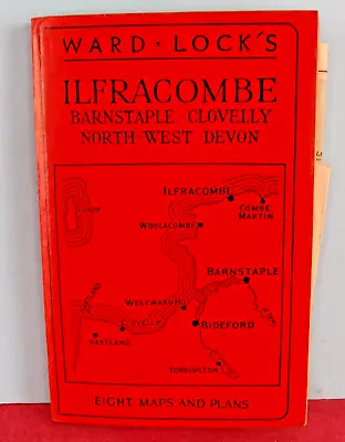 WARD LOCK RED GUIDE - ILFRACOMBE & NORTH-WEST DEVON - 15th Edition (1950s) • £4.99