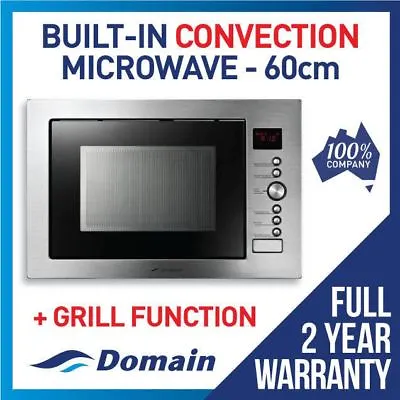 New 32l Premium Full Built In Microwave Grill And Convection Oven • $449