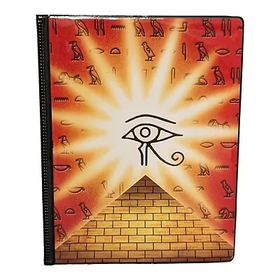 Vintage Yu-Gi-Oh TOY SITE Ancient Egypt Pyramid Eye 80 Trading Card Album Binder • $15.40