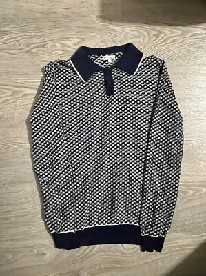 £0.99 • Buy Mens Medium Reiss Long Sleeve Polo Top